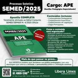 Apostila APE SEMED 2025 – Auxiliar Pedagógico Especializado
